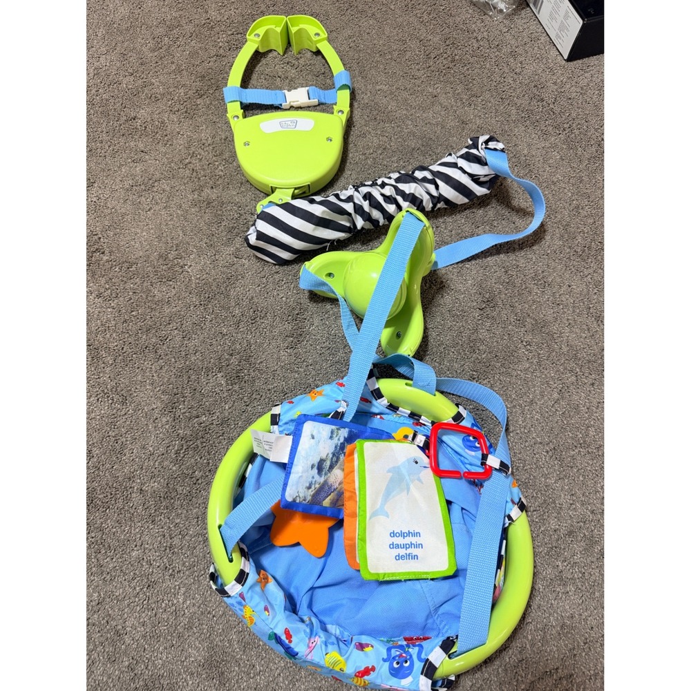 Baby Einstein Sea & Discover Door Jumper Activity Bouncer Blue Green 11083